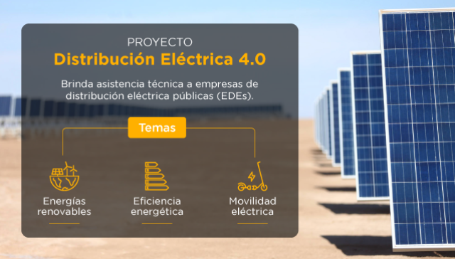 MINEM ejecuta proyecto en energías renovables y eficiencia energética para modernizar empresas de distribución eléctrica